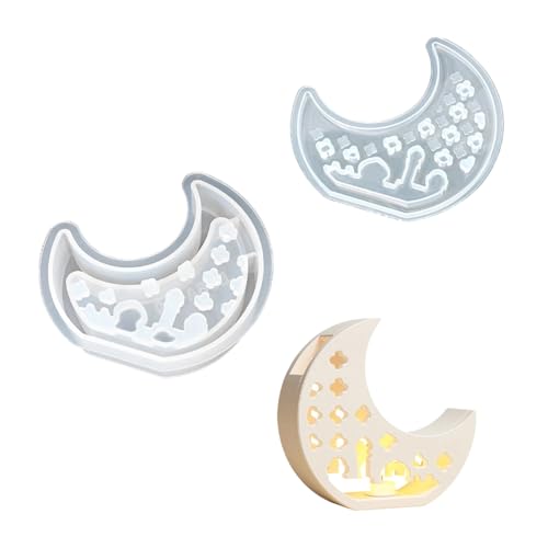 RGYBAO Modisches Haus, stabiles Silikon-Schlüsselanhänger-Set, Bastelbedarf, Epoxidharz, Buchstaben-Anhänger zum Personalisieren von Schmuck von RGYBAO