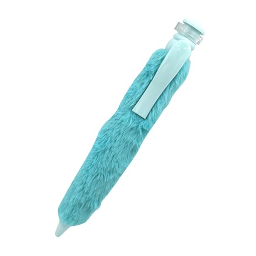 RGYBAO Plüsch-Kugelschreiber, 1,0 mm, einziehbarer Kugelschreiber, Ölstift, Schreibwarenstift, glattes Schreiben, für Büro, Schule von RGYBAO
