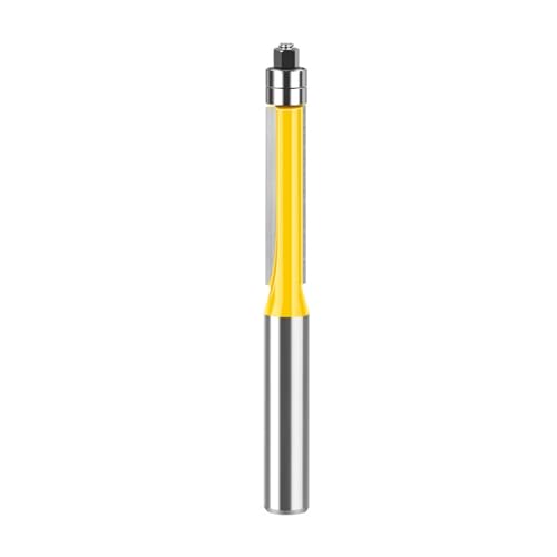 RGYBAO Professioneller 45# Stahl-Trimmfräser mit Doppellager für Holzbearbeitung Genauigkeit und Stabilität, 8-mm-Schaft von RGYBAO