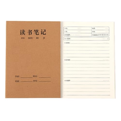 RGYBAO Softcover-Notizbuch, 72 Seiten, liniert, unliniert oder gerastert, Klassenzimmer, Schulheft, 140 x 200 mm, für Schüler, Schreiben von Notizen von RGYBAO