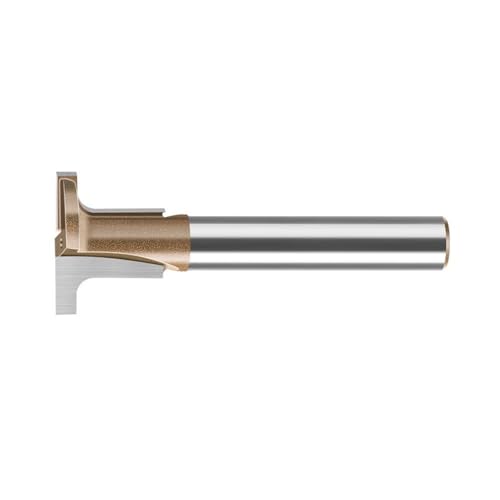 RGYBAO T-Nut-Frässtift, halbrund, flacher Boden, geeignet für Holzbearbeitung, Biegen und Schlitzen, glattes Schneiden, präzises Nuten von RGYBAO