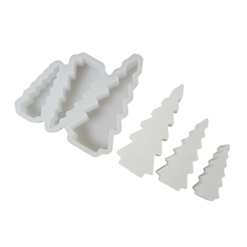 Weihnachtsbaum-Silikonform für Epoxidharz, handgefertigte Seife, Weihnachtsdekoration, Seifenherstellung, Silikonform von RGYBAO