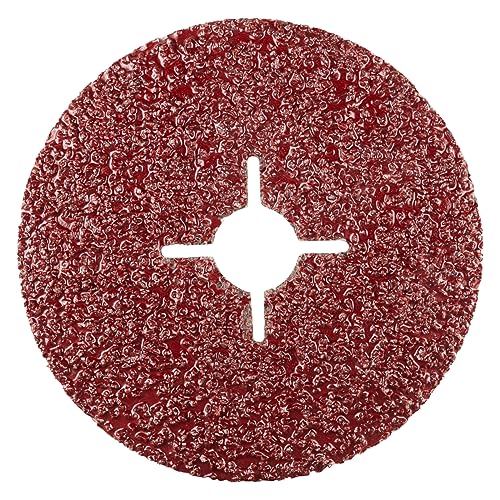 RHODIUS KFS | 25 Stück Ø 125 mm K16 Fiberscheiben | für Winkelschleifer | Schleifscheibe Metall | Fiberschleifscheibe, Schleifblatt von RHODIUS
