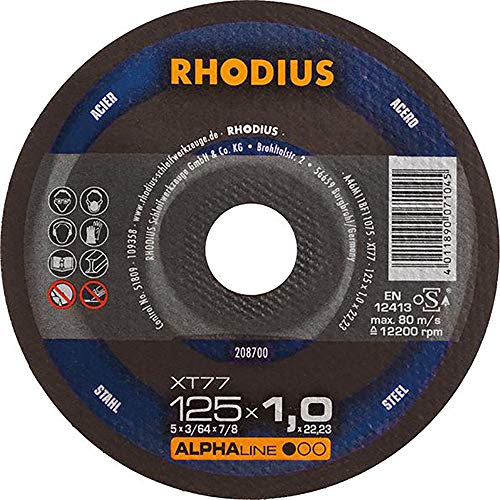 RHODIUS Trennscheibe XT77 125 x 1,0mm gerade RHODIUS Trennscheibe XT77 125 x 1,0mm gerade von RHODIUS