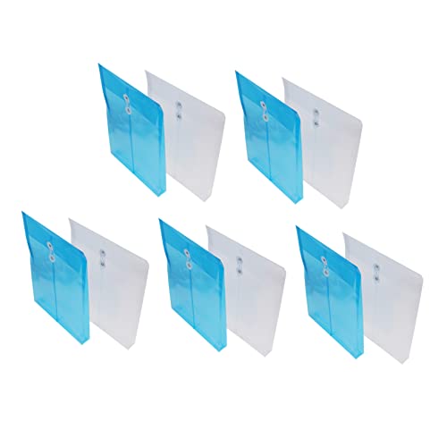 RHRYTCH 1 Set mit 10 Stück Portfolio-Dokumentenumschlägen, Büro-Dokumententasche, Dokumententaschen mit Reißverschluss, transparenter Kunststoff, Dokumentenmappen, Dokumententasche, PVC, A4 RHRYTCH 1 Set mit 10 Stück Portfolio-Dokumentenumschlägen, Büro-Dokumententasche, Dokumententaschen mit Reißverschluss, transparenter Kunststoff, Dokumentenmappen, Dokumententasche, PVC, A4 von RHRYTCH