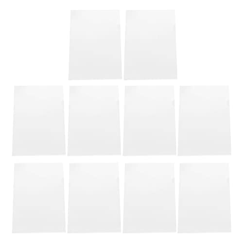 RHRYTCH 100 Stück Ordner, 30,5 x 30,5 cm, Papieraufbewahrung, Klassenzimmer, Dokumententasche, Dokumententasche, transparenter Einband, einfacher e310, aus Kunststoff RHRYTCH 100 Stück Ordner, 30,5 x 30,5 cm, Papieraufbewahrung, Klassenzimmer, Dokumententasche, Dokumententasche, transparenter Einband, einfacher e310, aus Kunststoff von RHRYTCH