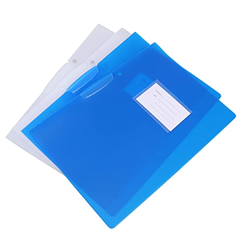 RHRYTCH 4 x transparente Ordner, lose Blätter, Ordner, lose Blätter, Fächermappe, Fächermappe, Schutzhülle, Ordner für lose Blätter, Kunststoff, zum Drehen, tragbar RHRYTCH 4 x transparente Ordner, lose Blätter, Ordner, lose Blätter, Fächermappe, Fächermappe, Schutzhülle, Ordner für lose Blätter, Kunststoff, zum Drehen, tragbar von RHRYTCH
