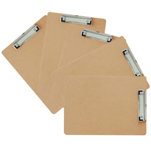 RHRYTCH 5 Stück Ordner Klemmbrett Datei Ordner Klemmbrett Schreibbrett Praktische Datei Klemmbrett Schreiben Stützplatte Klemmbrett Ordner Dokumentenclip Holz Metall Büroklammer Büro RHRYTCH 5 Stück Ordner Klemmbrett Datei Ordner Klemmbrett Schreibbrett Praktische Datei Klemmbrett Schreiben Stützplatte Klemmbrett Ordner Dokumentenclip Holz Metall Büroklammer Büro von RHRYTCH