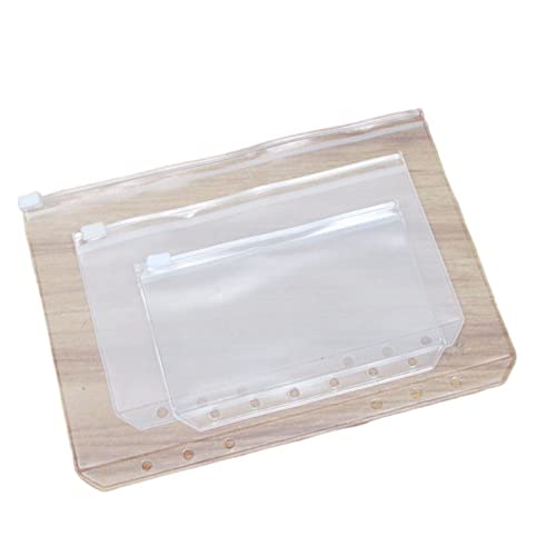 RHRYTCH Aktenordner, Ordner, Aufbewahrungsordner, Standard, transparent, lose Blätter, Tasche mit selbstgestyltem Reißverschluss, Aktenordner, Dokument RHRYTCH Aktenordner, Ordner, Aufbewahrungsordner, Standard, transparent, lose Blätter, Tasche mit selbstgestyltem Reißverschluss, Aktenordner, Dokument von RHRYTCH