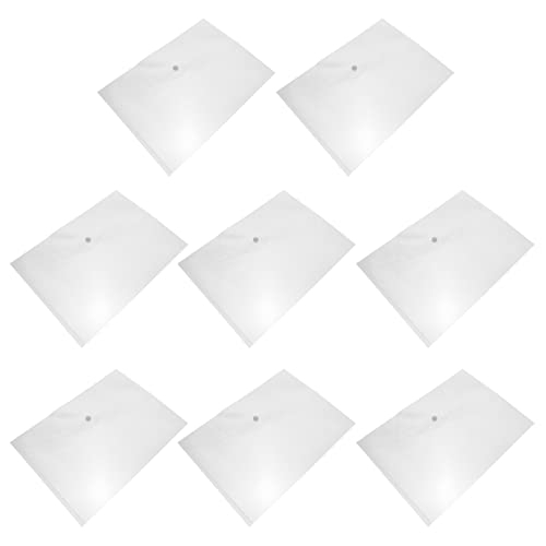 RHRYTCH Transparente Dokumententaschen, A4, mit Reißverschluss, A4, transparente Dokumentenmappen, A4-Dokumentenmappen, Umschläge mit Schnappverschluss, A4, transparenter Aktenumschlag, Knopf, Büro RHRYTCH Transparente Dokumententaschen, A4, mit Reißverschluss, A4, transparente Dokumentenmappen, A4-Dokumentenmappen, Umschläge mit Schnappverschluss, A4, transparenter Aktenumschlag, Knopf, Büro von RHRYTCH