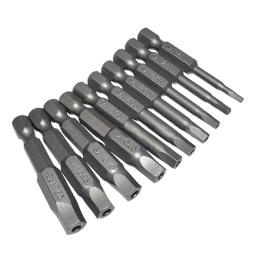 Schraubendreher-Bit, 1/4-Zoll-Schaft, 5-seitig, manipulationssicher, 50 mm Länge, für Bohrmaschinen und Enthusiasten Schraubendreher-Bit, 1/4-Zoll-Schaft, 5-seitig, manipulationssicher, 50 mm Länge, für Bohrmaschinen und Enthusiasten von RHRYTCH