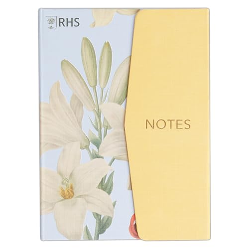 RHS The Royal Horticultural Society Notizbuch, mit magnetischem Einband, Lilien und Rosen, 20,8 x 15 x 1,8 cm, mehrfarbig, für Notizen, Ideen, Planer, Garten RHS The Royal Horticultural Society Notizbuch, mit magnetischem Einband, Lilien und Rosen, 20,8 x 15 x 1,8 cm, mehrfarbig, für Notizen, Ideen, Planer, Garten von RHS