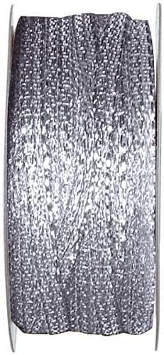 Silber-metallisches Band, 3 mm x 1 m, geschnittene Formrolle von RIBBON WRITER