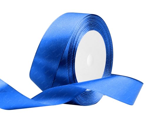 Blau Satinband 25mm x 22 Meters Stoffbänder für Geschenkverpackungen, Blumensträuße, Kunsthandwerk und Hochzeitsdekoration Blau Satinband 25mm x 22 Meters Stoffbänder für Geschenkverpackungen, Blumensträuße, Kunsthandwerk und Hochzeitsdekoration von RIBONIES
