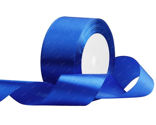 Blau Satinband 40mm x 22 Meters Stoffbänder für Geschenkverpackungen, Blumensträuße, Kunsthandwerk und Hochzeitsdekoration Blau Satinband 40mm x 22 Meters Stoffbänder für Geschenkverpackungen, Blumensträuße, Kunsthandwerk und Hochzeitsdekoration von RIBONIES