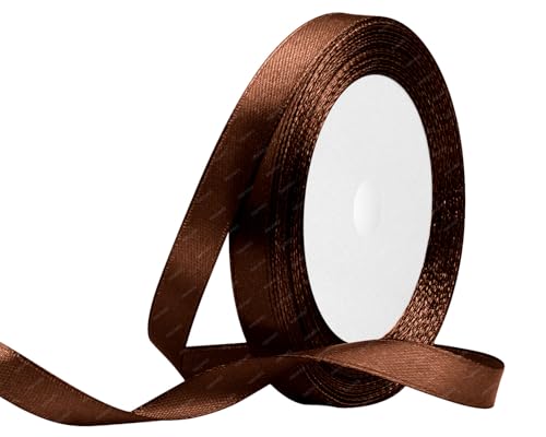 Kaffee Satinband 10mm x 22 Meters Stoffbänder für Geschenkverpackungen, Blumensträuße, Kunsthandwerk und Hochzeitsdekoration Kaffee Satinband 10mm x 22 Meters Stoffbänder für Geschenkverpackungen, Blumensträuße, Kunsthandwerk und Hochzeitsdekoration von RIBONIES