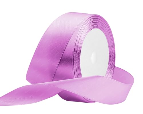 Lavendel Satinband 25mm x 22 Meters Stoffbänder für Geschenkverpackungen, Blumensträuße, Kunsthandwerk und Hochzeitsdekoration Lavendel Satinband 25mm x 22 Meters Stoffbänder für Geschenkverpackungen, Blumensträuße, Kunsthandwerk und Hochzeitsdekoration von RIBONIES