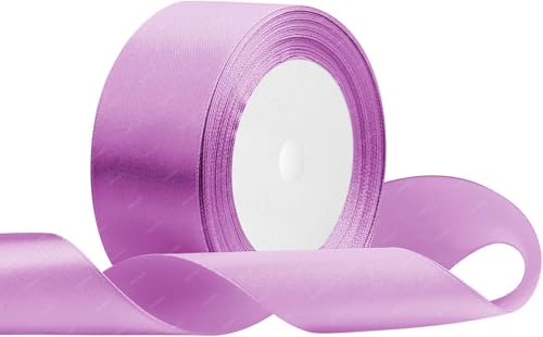 Lavendel Satinband 40mm x 22 Meters Stoffbänder für Geschenkverpackungen, Blumensträuße, Kunsthandwerk und Hochzeitsdekoration Lavendel Satinband 40mm x 22 Meters Stoffbänder für Geschenkverpackungen, Blumensträuße, Kunsthandwerk und Hochzeitsdekoration von RIBONIES
