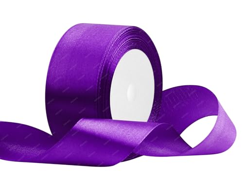Lila Satinband 40mm x 22 Meters Stoffbänder für Geschenkverpackungen, Blumensträuße, Kunsthandwerk und Hochzeitsdekoration Lila Satinband 40mm x 22 Meters Stoffbänder für Geschenkverpackungen, Blumensträuße, Kunsthandwerk und Hochzeitsdekoration von RIBONIES
