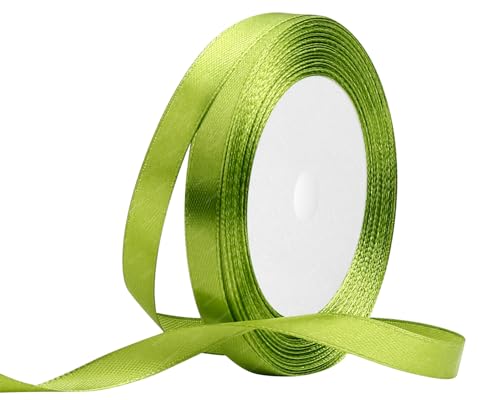 Olivgrün Satinband 10mm x 22 Meters Stoffbänder für Geschenkverpackungen, Blumensträuße, Kunsthandwerk und Hochzeitsdekoration Olivgrün Satinband 10mm x 22 Meters Stoffbänder für Geschenkverpackungen, Blumensträuße, Kunsthandwerk und Hochzeitsdekoration von RIBONIES