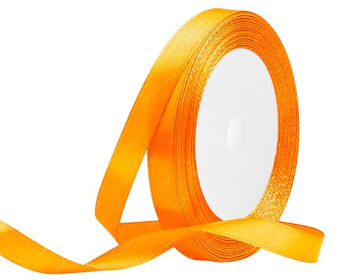 Orange Satinband 10mm x 22 Meters Stoffbänder für Geschenkverpackungen, Blumensträuße, Kunsthandwerk und Hochzeitsdekoration Orange Satinband 10mm x 22 Meters Stoffbänder für Geschenkverpackungen, Blumensträuße, Kunsthandwerk und Hochzeitsdekoration von RIBONIES