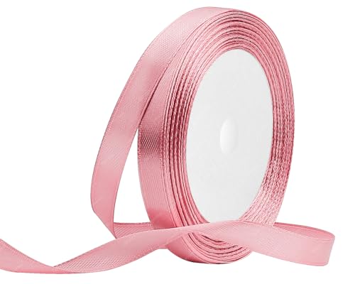 Roségold Satinband 10mm x 22 Meters Stoffbänder für Geschenkverpackungen, Blumensträuße, Kunsthandwerk und Hochzeitsdekoration Roségold Satinband 10mm x 22 Meters Stoffbänder für Geschenkverpackungen, Blumensträuße, Kunsthandwerk und Hochzeitsdekoration von RIBONIES