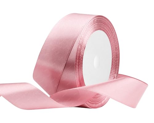 Roségold Satinband 25mm x 22 Meters Stoffbänder für Geschenkverpackungen, Blumensträuße, Kunsthandwerk und Hochzeitsdekoration Roségold Satinband 25mm x 22 Meters Stoffbänder für Geschenkverpackungen, Blumensträuße, Kunsthandwerk und Hochzeitsdekoration von RIBONIES