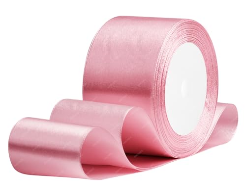 Roségold Satinband 50mm x 22 Meters Stoffbänder für Geschenkverpackungen, Blumensträuße, Kunsthandwerk und Hochzeitsdekoration Roségold Satinband 50mm x 22 Meters Stoffbänder für Geschenkverpackungen, Blumensträuße, Kunsthandwerk und Hochzeitsdekoration von RIBONIES