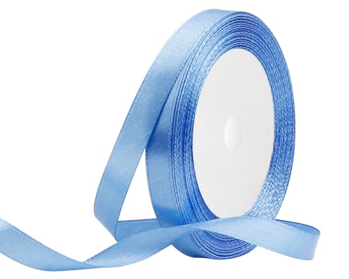 Seeblau Satinband 10mm x 22 Meters Stoffbänder für Geschenkverpackungen, Blumensträuße, Kunsthandwerk und Hochzeitsdekoration Seeblau Satinband 10mm x 22 Meters Stoffbänder für Geschenkverpackungen, Blumensträuße, Kunsthandwerk und Hochzeitsdekoration von RIBONIES