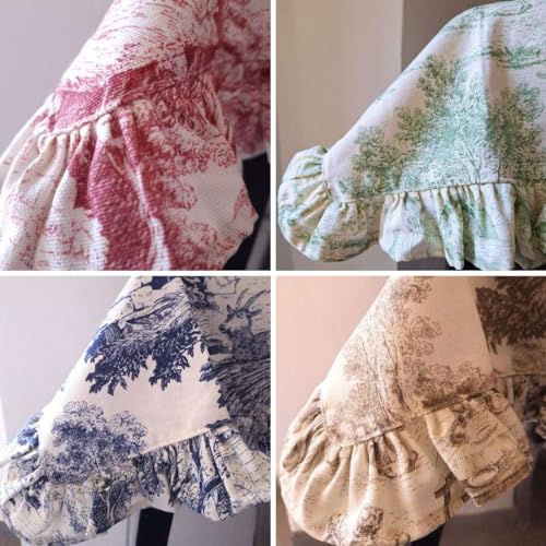 RICAMI FIORENTINI BALDI Tischdecke aus 100% Baumwolle TOILE DE JOUY mit Gala. Hergestellt in der Toskana (Rund cm 180) von RICAMI FIORENTINI BALDI