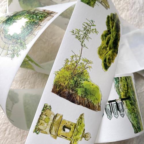 DingDing Vol9-33 Strong Spring Meaning,Pre-cut Washi Paper PET Tape Stickers,Original Design Vintage Scenery Background,for Scrapbook Supplies,Scrapbook Tape Stickers,Junk Journal,Bullet Journal DingDing Vol9-33 Strong Spring Meaning,Pre-cut Washi Paper PET Tape Stickers,Original Design Vintage Scenery Background,for Scrapbook Supplies,Scrapbook Tape Stickers,Junk Journal,Bullet Journal von RICHTAPES