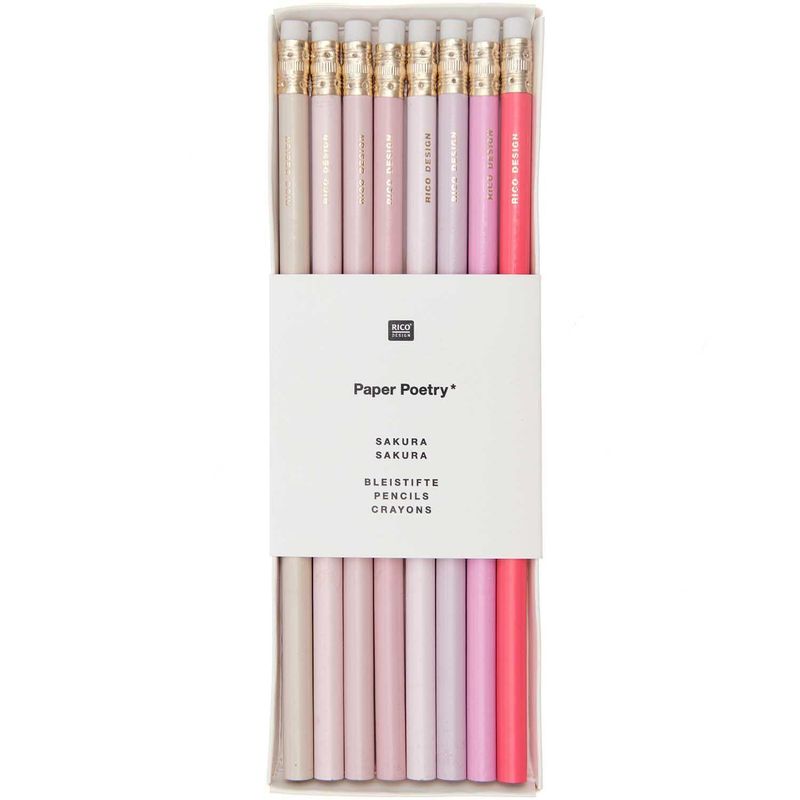 Bleistift-Set All Shades Of Sakura 8Er von RICO DESIGN