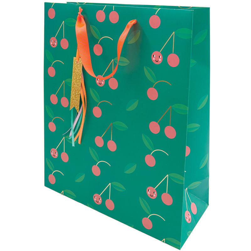 Geschenktüte Kirschen In Grün von RICO DESIGN