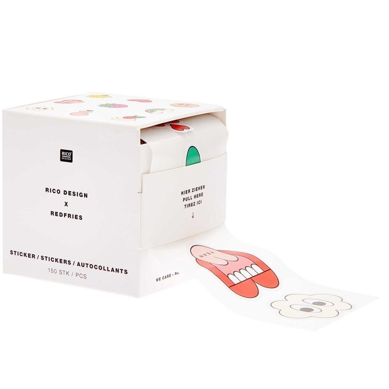 Eye Candy Sticker, 150 Stk, 50 Mm, Fsc Mix von RICO-Design tap
