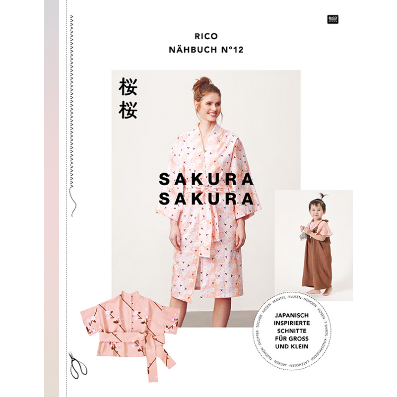 Rico Nähbuch Sakura Sakura. No.12, Geheftet von RICO-Design tap