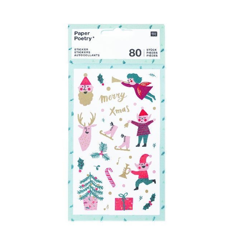 Jolly Christmas - Sticker, Jolly Christmas, Classic von RICO-Design tap