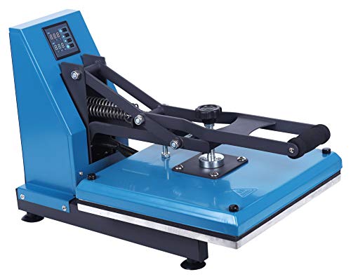 RICOO Transferpresse Blau Klappbar Textilpresse T338-AZ Textildruckpresse Thermopresse Textil Transferdruck Bügelpresse T-Shirt Presse RICOO Transferpresse Blau Klappbar Textilpresse T338-AZ Textildruckpresse Thermopresse Textil Transferdruck Bügelpresse T-Shirt Presse von RICOO