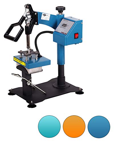RICOO Transferpresse Mützenpresse Cappresse Schwenkbar C505-AZ Thermopresse Transferdruck Sublimationspresse für Flexfolie und Flockfolie/Azur Blau RICOO Transferpresse Mützenpresse Cappresse Schwenkbar C505-AZ Thermopresse Transferdruck Sublimationspresse für Flexfolie und Flockfolie/Azur Blau von RICOO