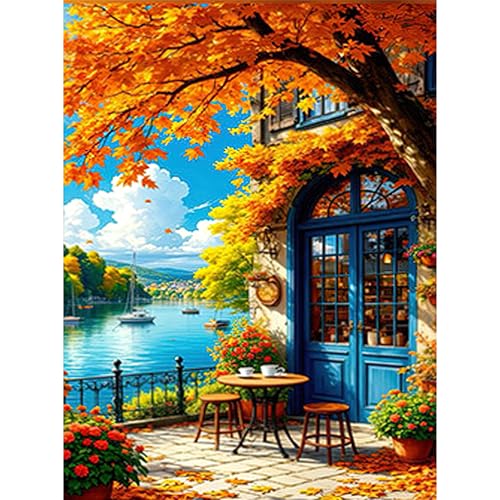 RICUVED 5D Diamond Painting Haus Diamant Painting Bilder Landschaft Diamond Art Erwachsene Full DIY Diamant Kunst Malerei Stickerei Set Kreuzstich 30x40cm RICUVED 5D Diamond Painting Haus Diamant Painting Bilder Landschaft Diamond Art Erwachsene Full DIY Diamant Kunst Malerei Stickerei Set Kreuzstich 30x40cm von RICUVED