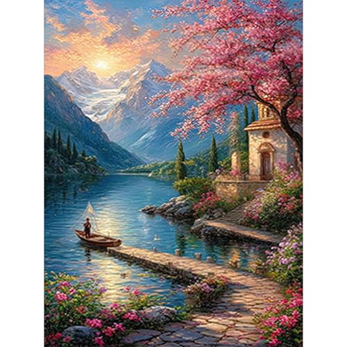 RICUVED 5D Diamond Painting Landschaft Diamant Painting Bilder Diamond Art Erwachsene Full DIY See Diamant Kunst Malerei Stickerei Set Kreuzstich 30x40cm RICUVED 5D Diamond Painting Landschaft Diamant Painting Bilder Diamond Art Erwachsene Full DIY See Diamant Kunst Malerei Stickerei Set Kreuzstich 30x40cm von RICUVED