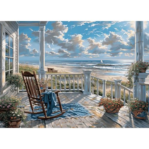 RICUVED 5D Diamond Painting Strand Diamant Painting Bilder Diamond Art Erwachsene Full DIY Landschaft Diamant Kunst Malerei Stickerei Set Kreuzstich 30x40cm von RICUVED