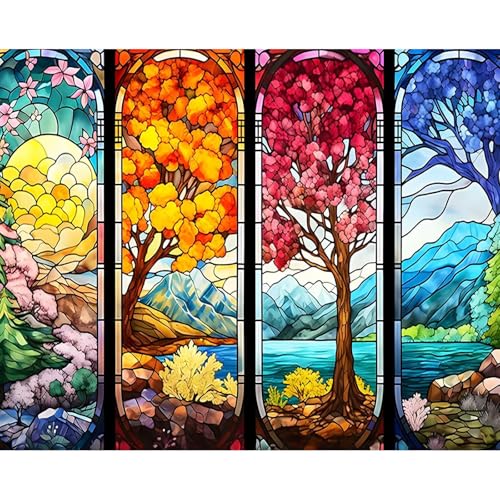 RICUVED Baum Malen nach Zahlen Erwachsene -Landschaft Malen nach Zahlen 40x50cm Leinwand Set ohne Rahmen, inkl. Acrylfarben, 3 Pinsel Metallhaken - DIY Ölgemälde für Anfänger Erwachsene RICUVED Baum Malen nach Zahlen Erwachsene -Landschaft Malen nach Zahlen 40x50cm Leinwand Set ohne Rahmen, inkl. Acrylfarben, 3 Pinsel Metallhaken - DIY Ölgemälde für Anfänger Erwachsene von RICUVED