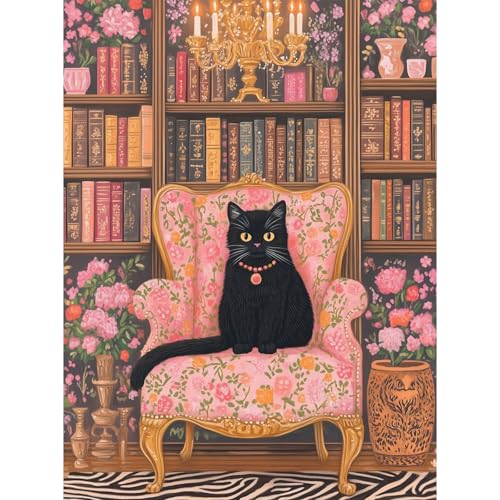 RICUVED Katze Couch Diamond Painting Erwachsene, 5D Tiere Diamant Painting Bilder Erwachsene, DIY Diamond Painting Bilder Diamant Malerei Set für Wanddekoration 30x40cm RICUVED Katze Couch Diamond Painting Erwachsene, 5D Tiere Diamant Painting Bilder Erwachsene, DIY Diamond Painting Bilder Diamant Malerei Set für Wanddekoration 30x40cm von RICUVED