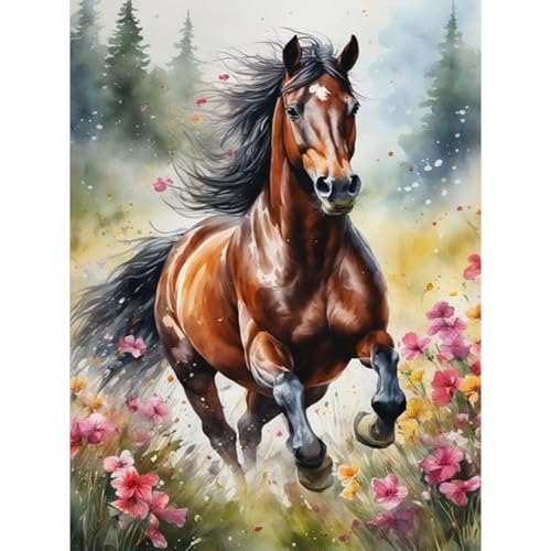 RICUVED Pferd Diamond Painting,5D Diamant Painting Bilder Erwachsene Diamond Painting Kinder, Full Drill Tiere Diamond Art Diamant Malerei Bilder für Home Dekor 30x40cm RICUVED Pferd Diamond Painting,5D Diamant Painting Bilder Erwachsene Diamond Painting Kinder, Full Drill Tiere Diamond Art Diamant Malerei Bilder für Home Dekor 30x40cm von RICUVED