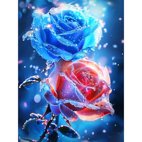 RICUVED Rose Fantasy Diamond Painting,5D Diamant Painting Bilder Erwachsene Blume Diamond Painting Kinder, Full Drill Diamond Art Diamant Malerei Bilder für Home Dekor 30x40cm RICUVED Rose Fantasy Diamond Painting,5D Diamant Painting Bilder Erwachsene Blume Diamond Painting Kinder, Full Drill Diamond Art Diamant Malerei Bilder für Home Dekor 30x40cm von RICUVED