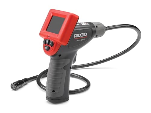 RIDGID 40043 micro CA-25 Hand-Inspektionskamera, Inspektionskamera, Boroskop, Endoskop, 17 mm Kamerakopf von RIDGID