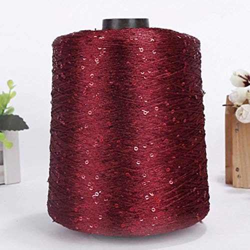 RIDS Natürliche Seide Bunte Pailletten Strickgarn Strang Kaschmir Häkelgarn Zum Stricken Strickfaden, 09 RIDS Natürliche Seide Bunte Pailletten Strickgarn Strang Kaschmir Häkelgarn Zum Stricken Strickfaden, 09 von RIDS