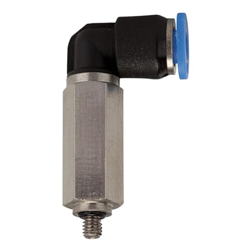 RIEGLER 109048-PLL-64 L-Steckverschraubung »Blaue Serie« mini, lang, drehbar, M6, 1Stk von Riegler