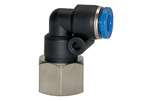 RIEGLER 109349-168.014-10 L-Steckverschraubung »Blaue Serie«, drehbar, G 1/4 innen, Ø 10 mm, 1Stk von Riegler