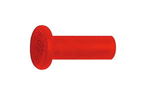 RIEGLER 110351-79.008 Verschlussstopfen POM, Stutzen 8 mm, Farbe rot, 1Stk von Riegler
